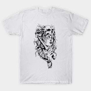 Viking tattoo black and white T-Shirt